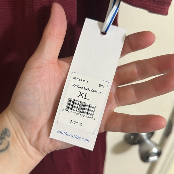 NWT Southern Tide Ruffle Sleeve Dress - Picture 3 of 3